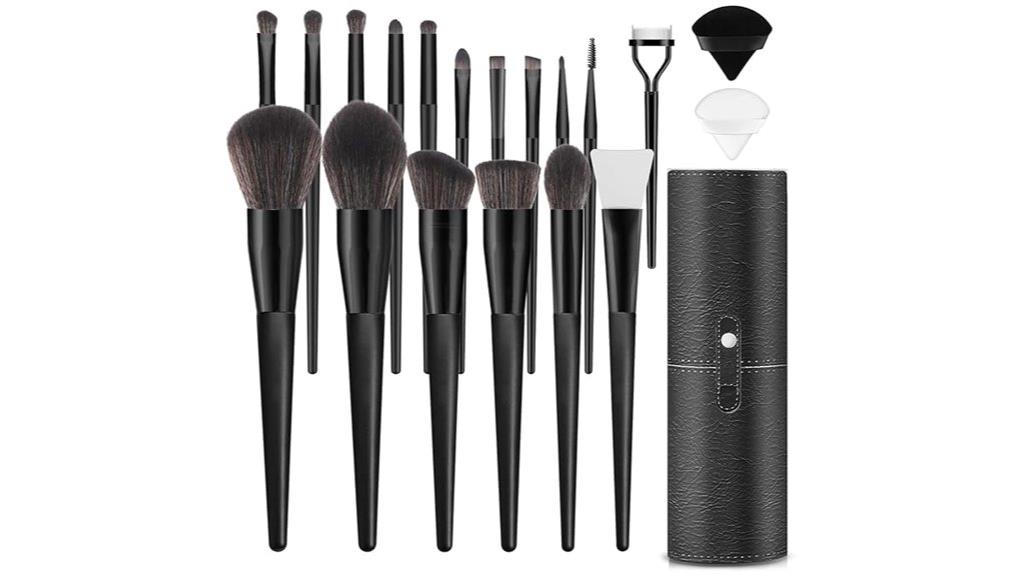 complete professional makeup brushes