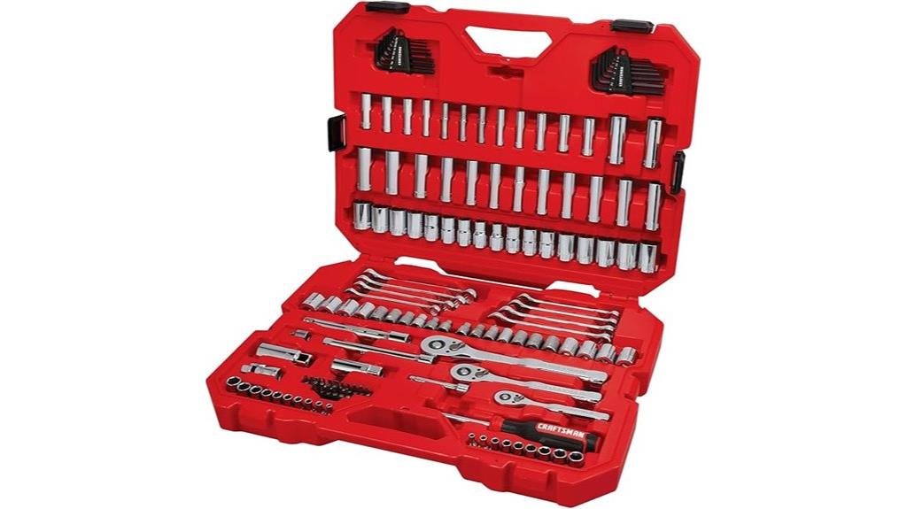 comprehensive 135 piece mechanic set