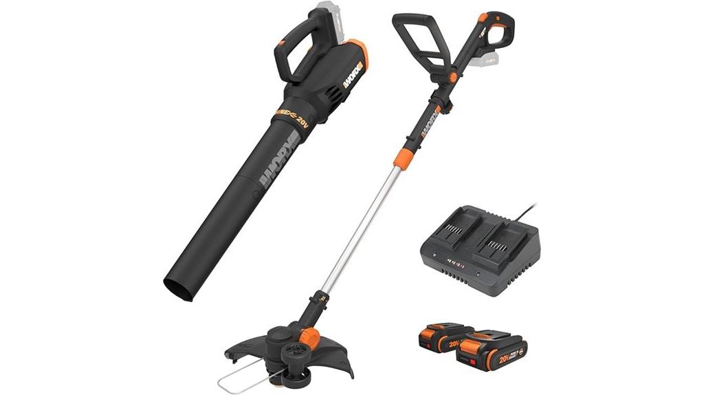 cordless trimmer and blower
