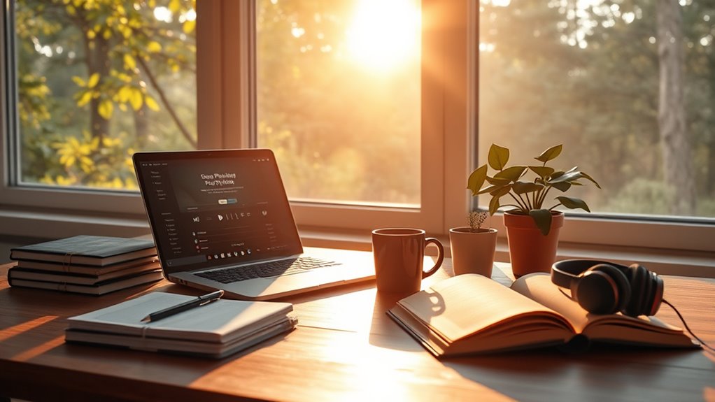 curated playlists enhance focus