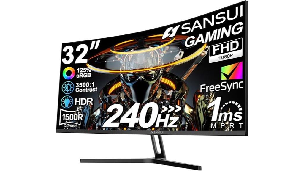 curved 32 inch gaming monitor