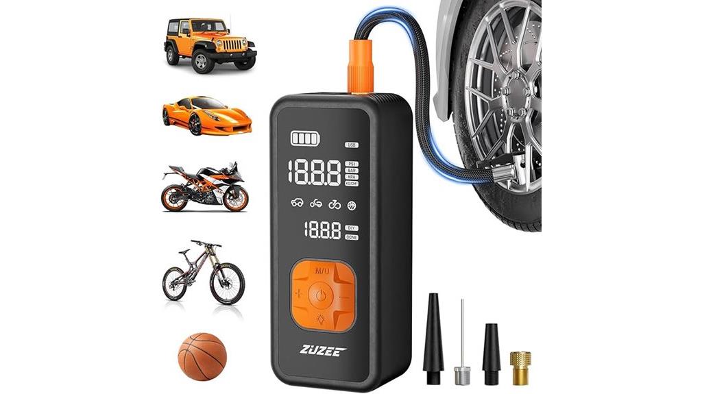 digital portable tire inflator