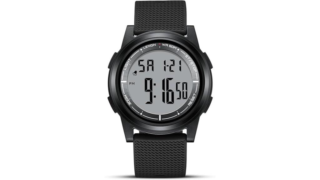 digital waterproof sport watch