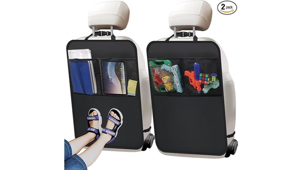 double pack car seat organizer