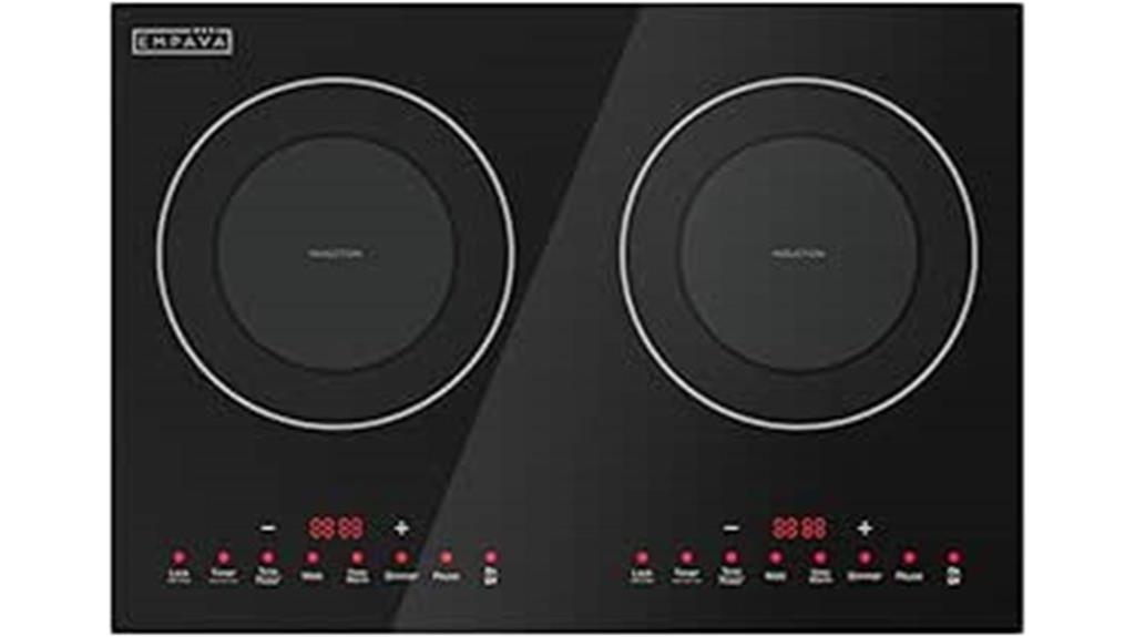 dual burner induction cooktop