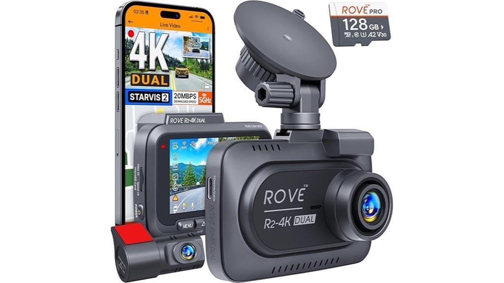 dual dash cam with wifi