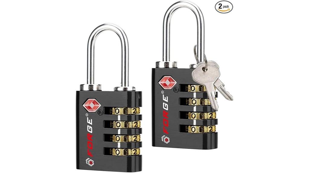 dual lock tsa combinations