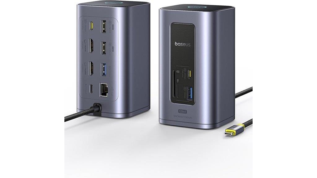 dual monitor laptop dock