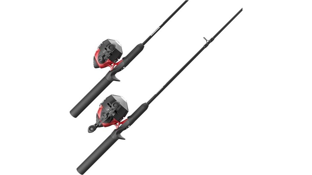 dual zebco reel combo set