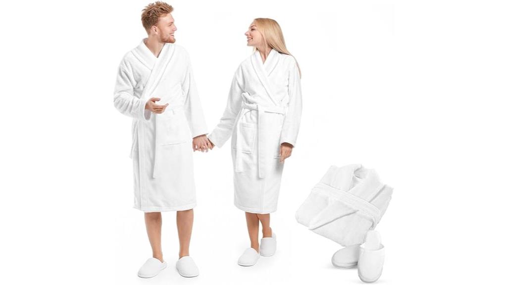 elegant organic bathwear set