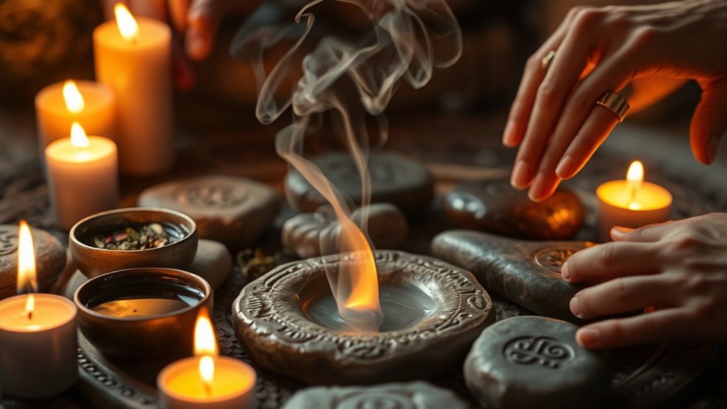 elements symbolize spiritual forces