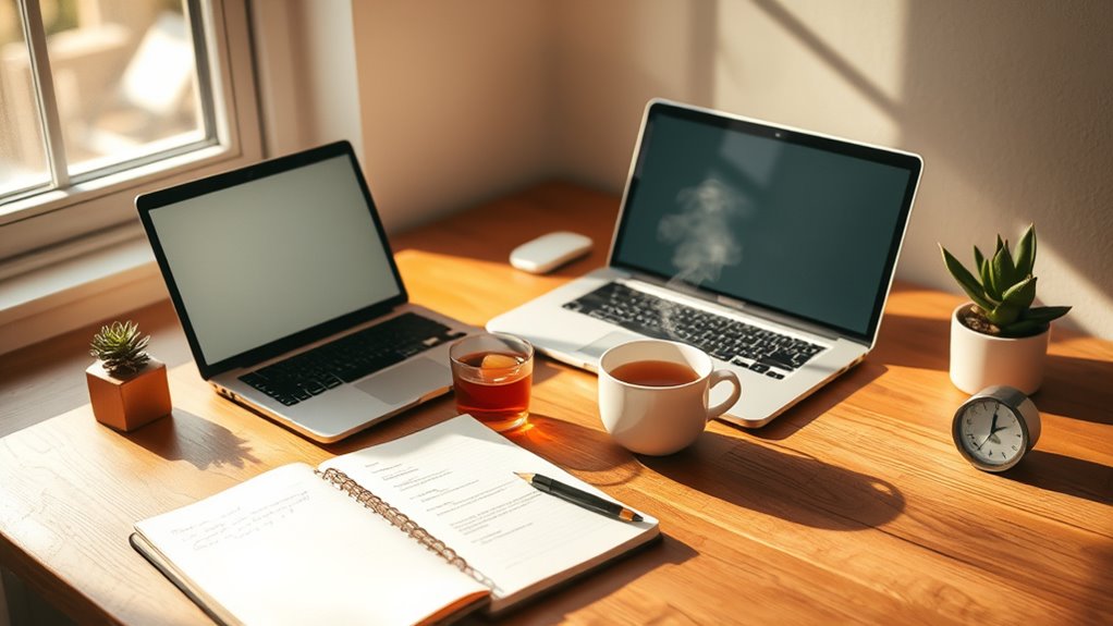 establish focused morning rituals