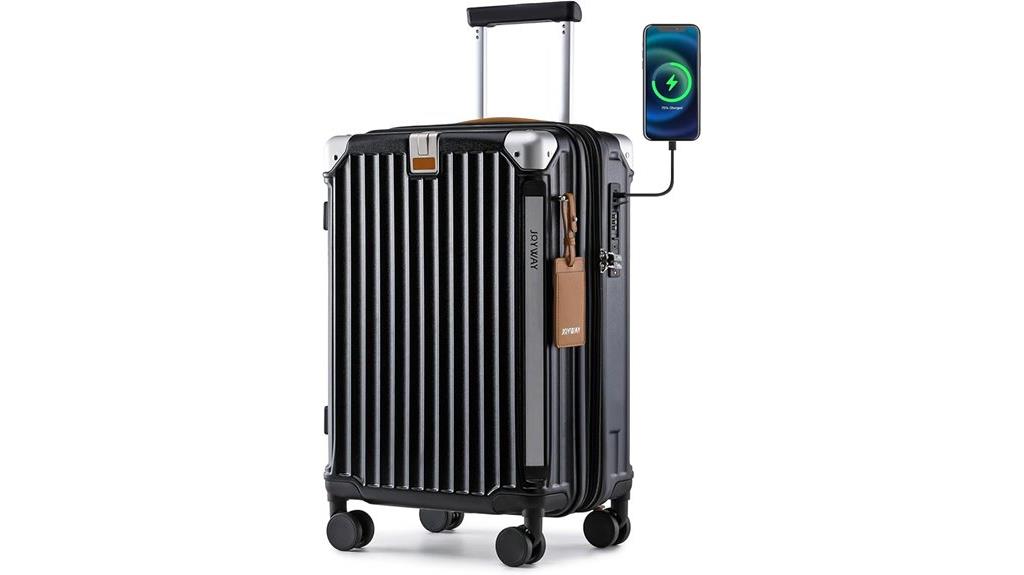 expandable luggage with smart features