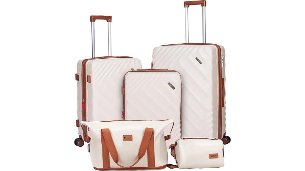 expandable luggage with spinner wheels