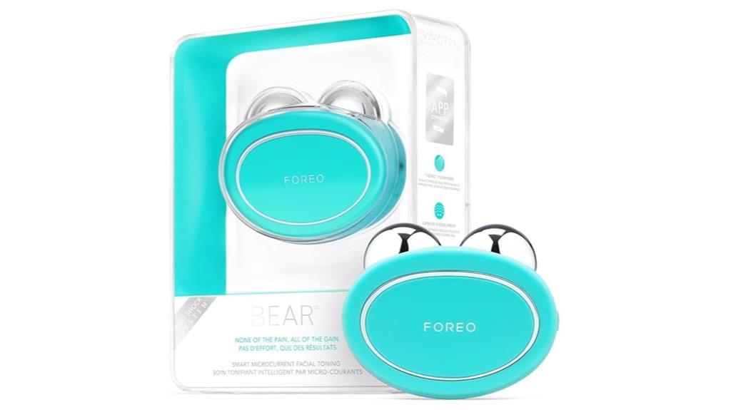 facial device with microcurrents