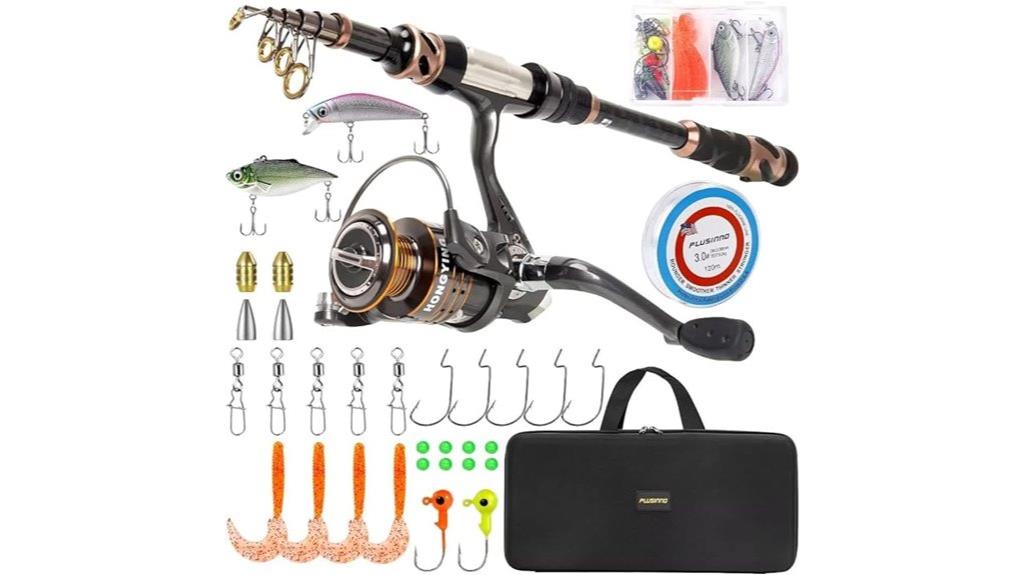 fishing rod reel combo