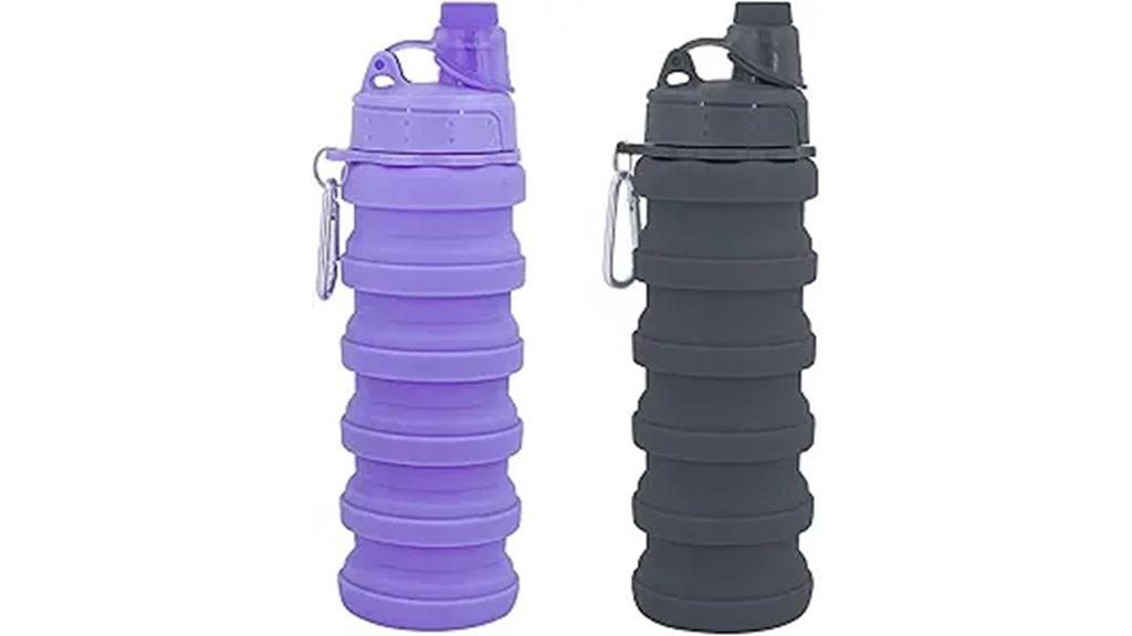 flexible silicone sports bottle