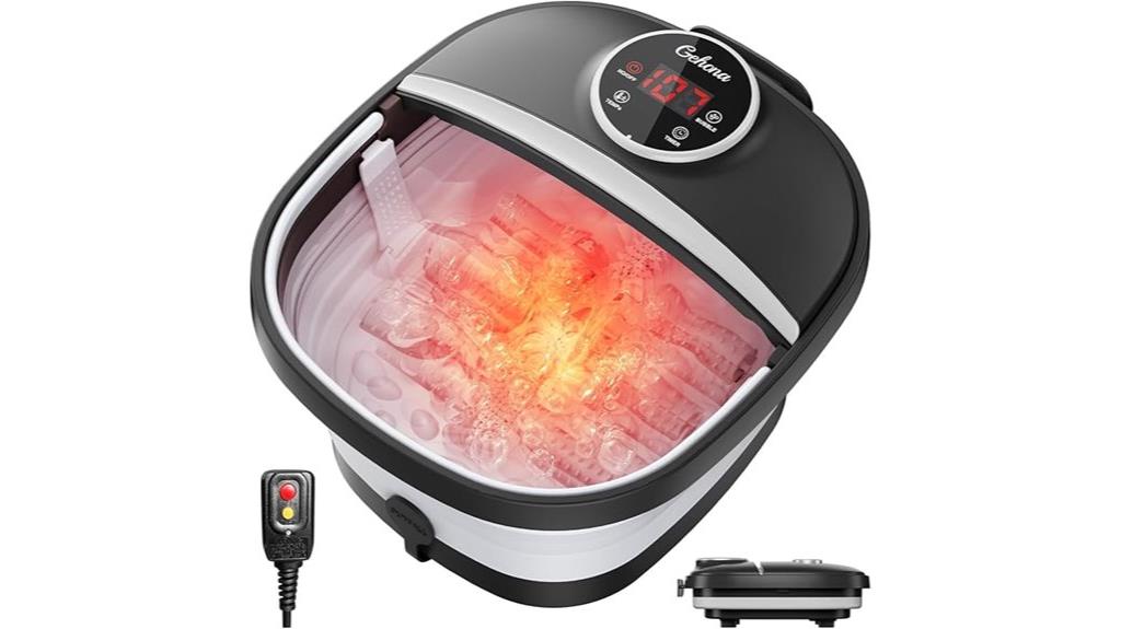 foldable heated massage spa