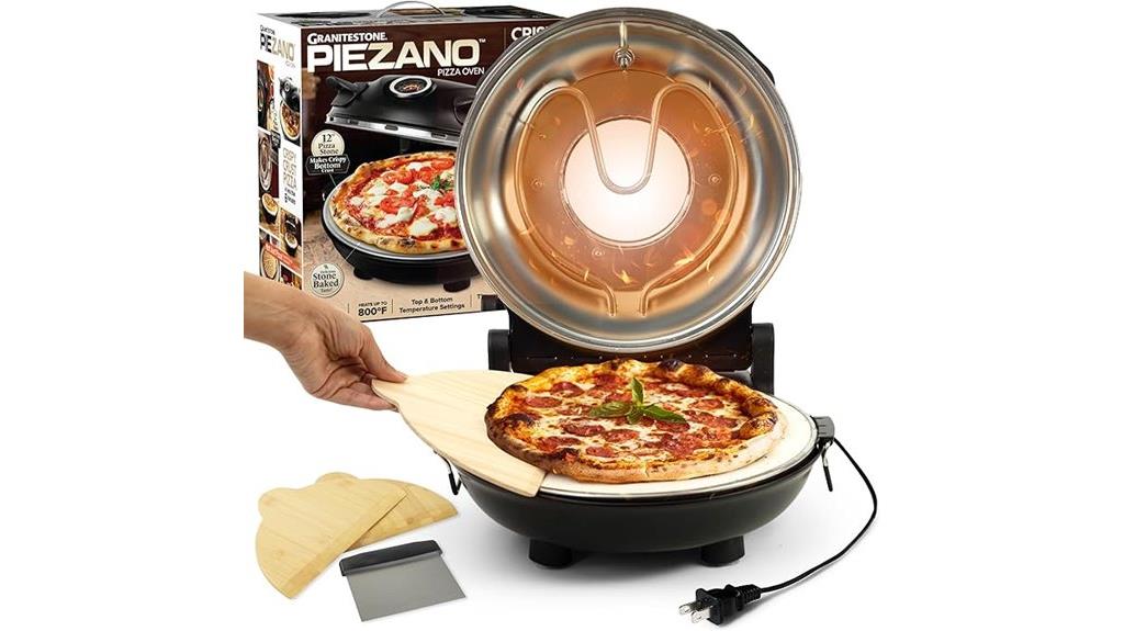 granitestone crispy pizza oven