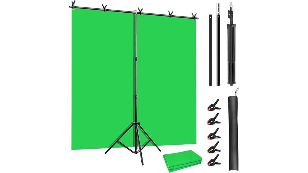 green screen kit included