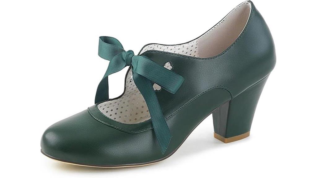 heart detail block heels