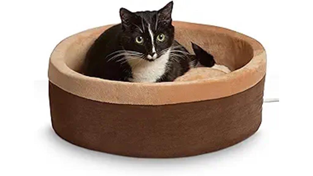 heated cat and dog bed