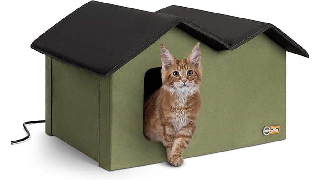 heated outdoor cat shelter