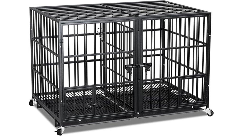 heavy duty dog crate features