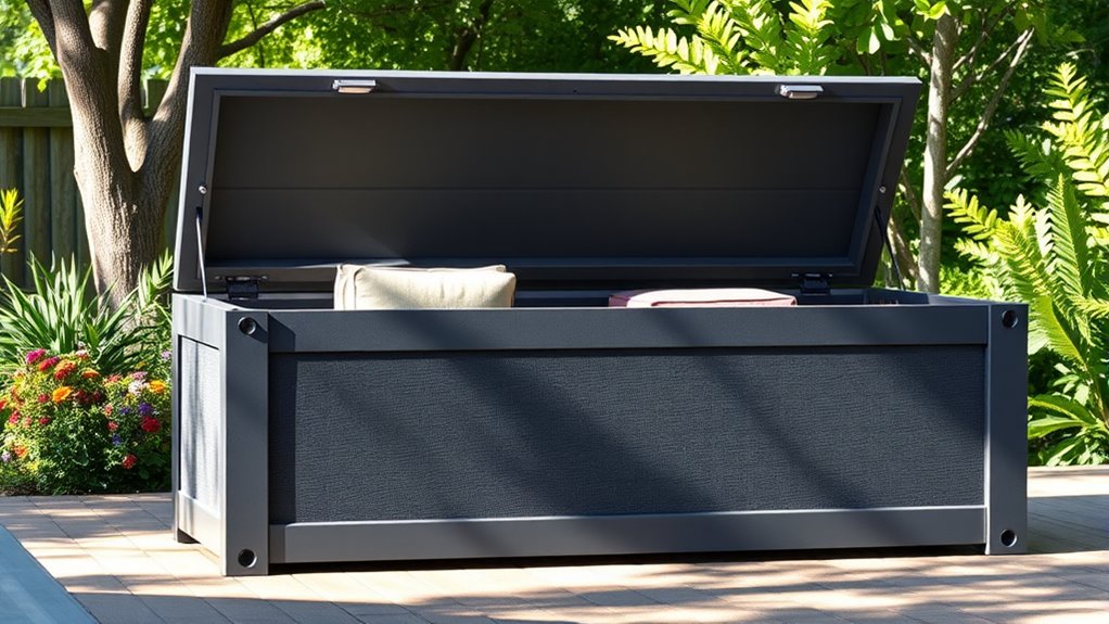heavy duty outdoor deck storage
