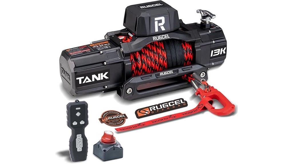 heavy duty waterproof electric winch