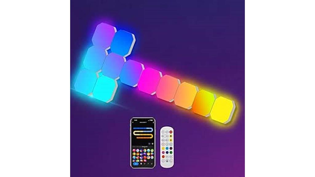 hexagon rgb led panels