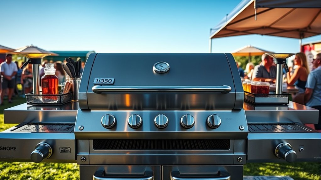 high end tailgating grill factors