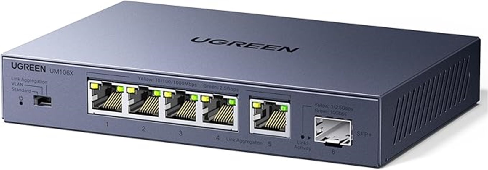 high speed 6 port ethernet