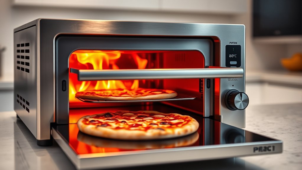 high temperature pizza oven factors