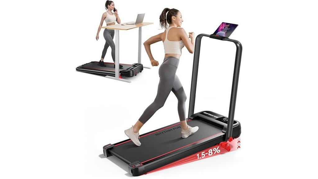 incline walking pad treadmill