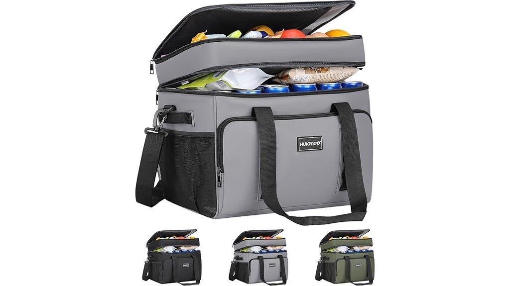 insulated portable ice cooler