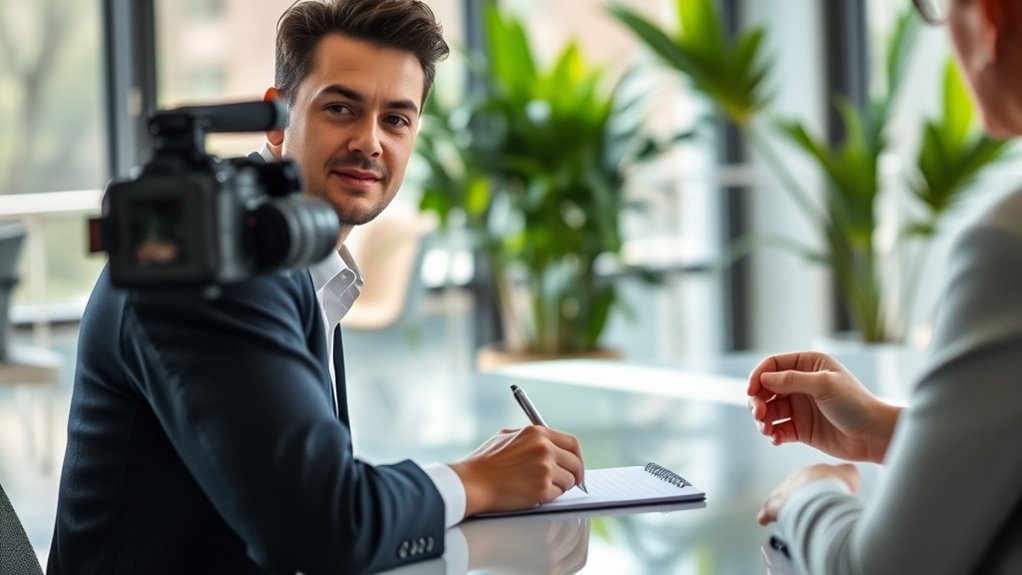 interview confidence visualization