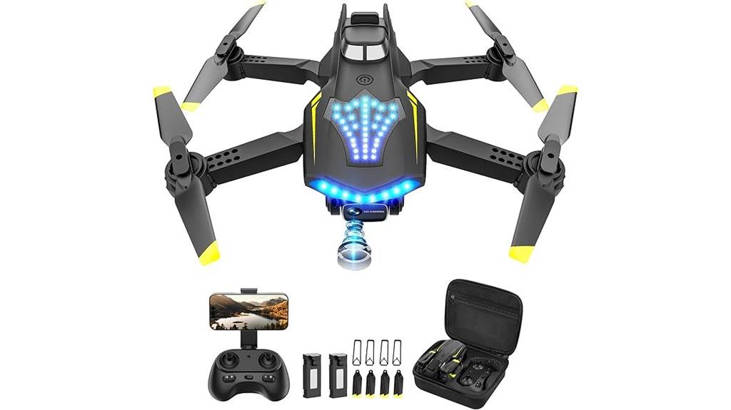 kids dual hd camera drone