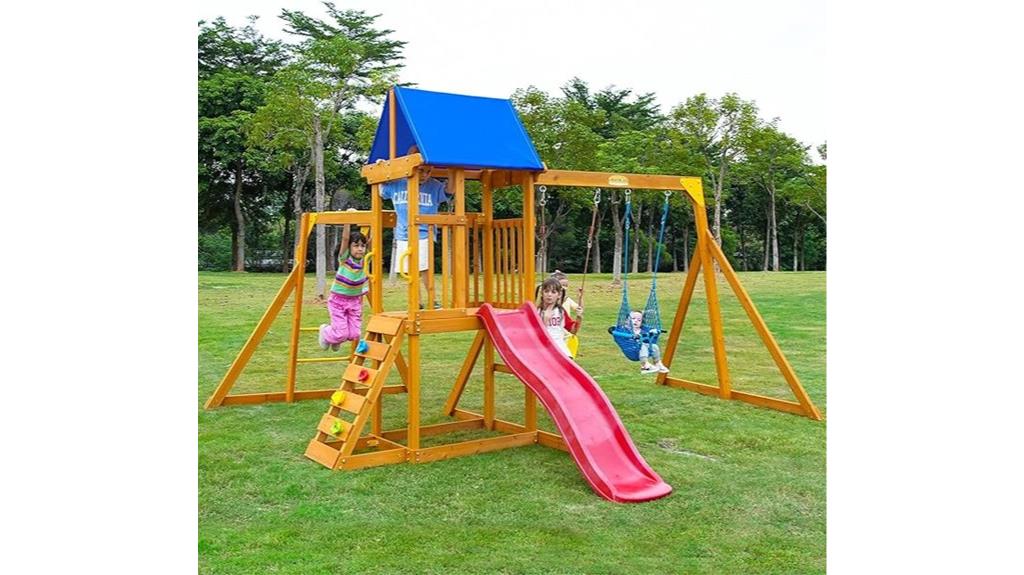 kids outdoor swing set