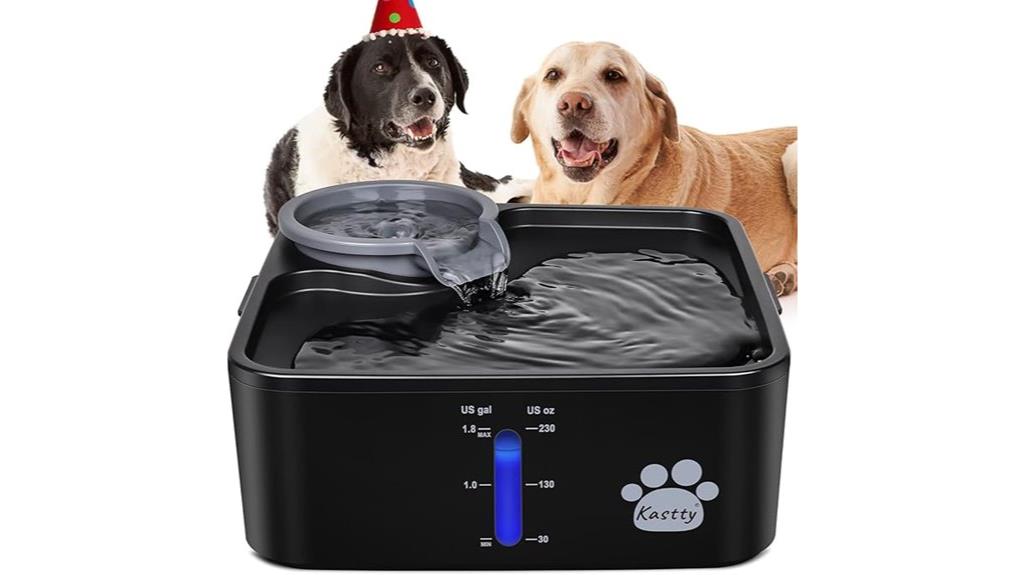 large capacity pet fountain