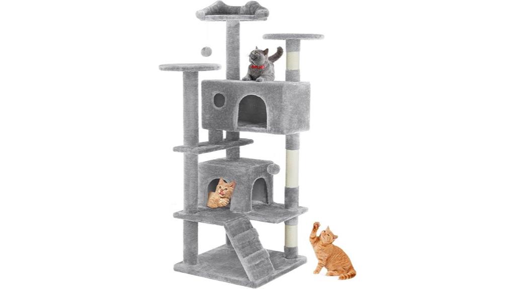 large cat tower features