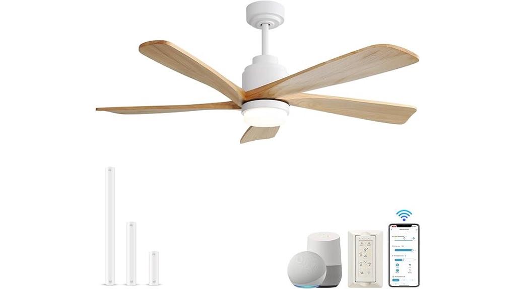 large ceiling fan with lights