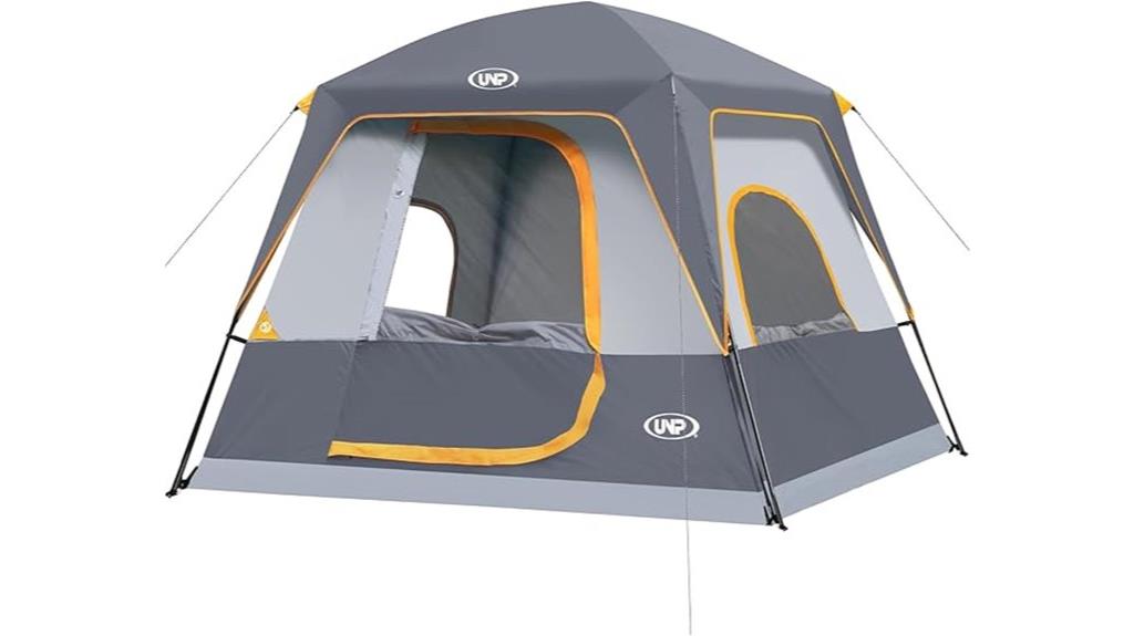 large four person camping tent