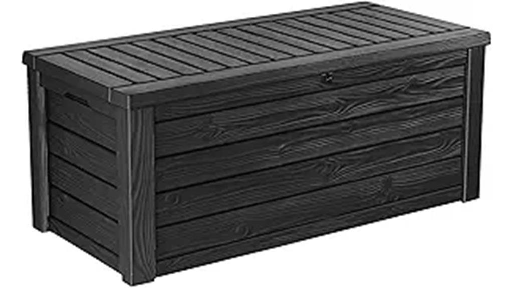 large outdoor resin storage