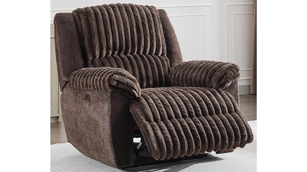 large recliner chair with usb