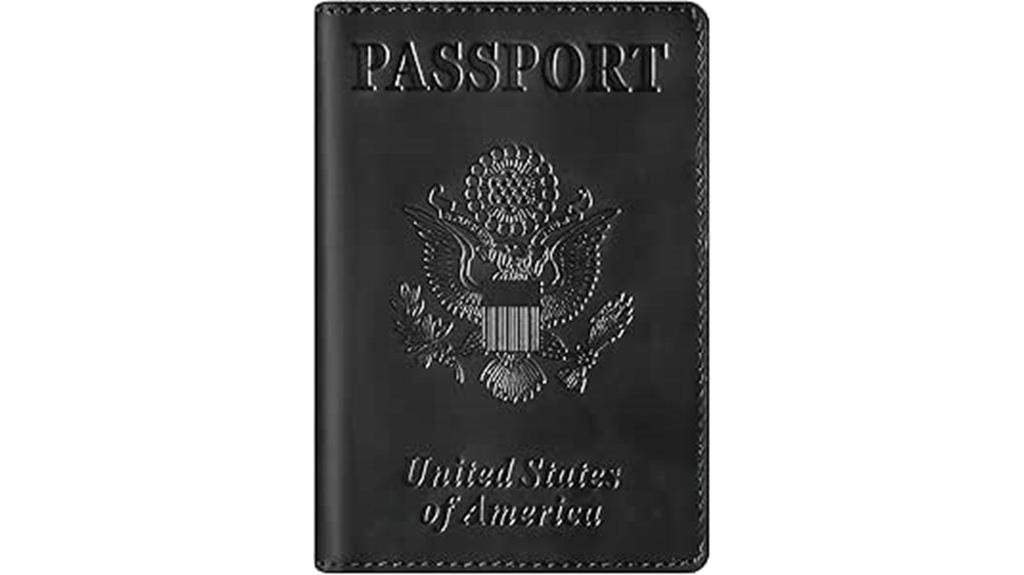 leather passport wallet cover