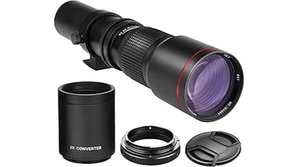 long focus manual lens