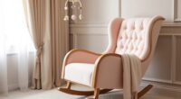 luxurious nursery rocking chairs