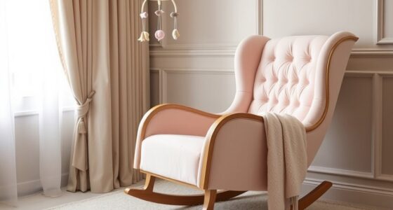 luxurious nursery rocking chairs