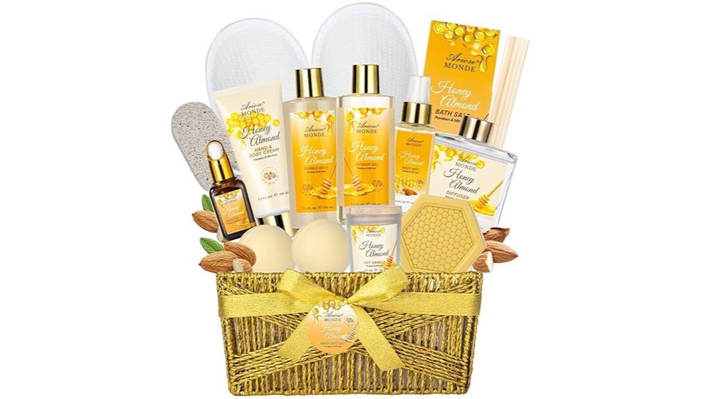 luxury bath gift basket
